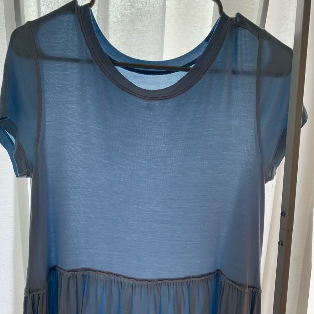 Cute blue flow shirt!